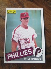 1985 OPC #360 Steve Carlton Philadelphia Phillies Hall of Fame great Lefty ZB3