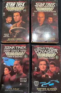 STAR TREK INVASION Series Bks 1-4 (of 4) by L.A. Graf, Diane Carey, More! - Picture 1 of 2