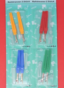 2 Stück Nahttrenner Saumtrenner Nahtauftrenner mit Schutzkappe 13 cm Länge  - Bild 1 von 5