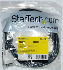 StarTech 6ft DVi-D Dual Link Male to Male Cable Lot of 5 - Picture 1 of 1