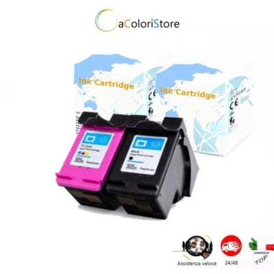 ACOLORISTORE Cartucce compatibili per HP 305 XL DeskJet 2700 4100 ENVY 6020 6030 6400 6430