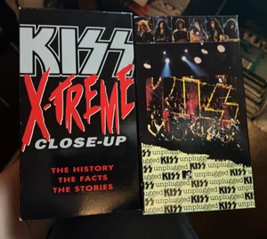 KISS - X-Treme Close-Up AND UNPLUGGED (VHS, 1992 &96, Polygram) GREAT SHAPE!!! - Picture 1 of 2