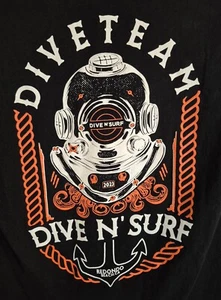 Dive N Surf Redondo Beach California Scuba Diving Surfing Shop T Shirt S - Picture 1 of 4