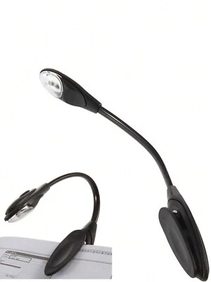 LED clip on book light mini adjustable reading light easy to carry