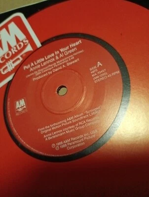Annie Lennox & Al Green ‎– Put A Little Love In Your Heart   7"  - Image 1 of 2