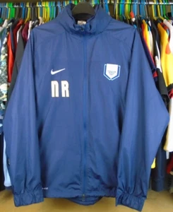 PRESTON NORTH END NIKE FUSSBALL FUSSBALL KAPUZE REGEN JACKE MANTEL OBERTEIL LARGE "NR" - Bild 1 von 8