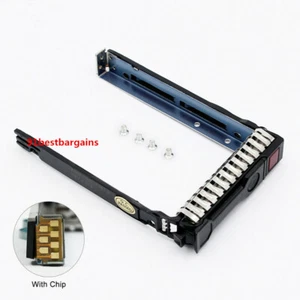 651687-001 Support de disque dur 2,5 pouces plateau caddy disque dur pour serveur HP G8 G9 - Photo 1/7