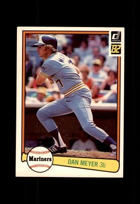 1982 DONRUSS BASEBALL CARD SEATTLE MARINERS #176 DAN MEYER  - Image 1 of 2