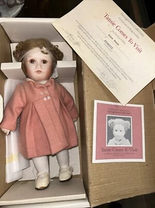 Tansie Comes To Visit Doll Of Porcelain New In Box - Picture 1 of 11