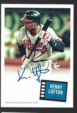 KENNY LOFTON 2023 Topps Archives Atlanta Braves HIT STARS On-Card AUTO