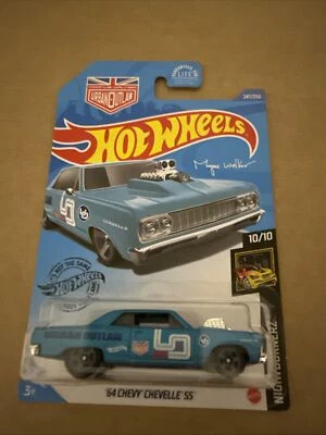 Chevy Chevelle SS 2020 Hot Wheels Nightburnerz Blue 64 Foto 1 de 4