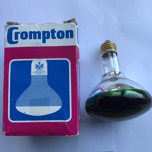 CROMPTON 75W R95 GREEN Reflector Dimmable Disco Spot Light Bulbs E27 ES Lamp - Picture 1 of 3