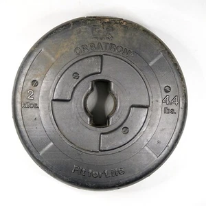 Orbatron Challenger DP 4.4 lb Dumbell & Barbell Vintage Weight Plate 05554 - Picture 1 of 3