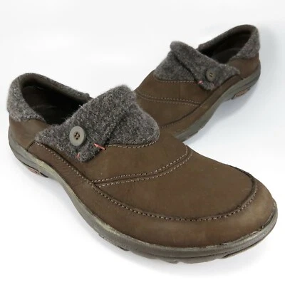 Merrell DASSIE FOLD Mocs Womens Size 6.5M Bracken-Brown Leather Clogs Loafers - Image 1 of 4