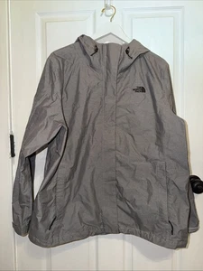 The North Face Women's XXL Venture 2 Waterproof Dryvent Grey Hood Rain Jacket - Picture 1 of 12