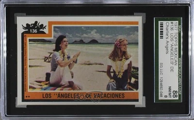 1977 Topps Mexican Charlie's Angels Los Angeles de Vacaciones #136 SGC 88 0b0 - Image 1 of 3