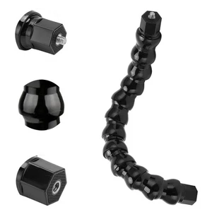 Bras de montage mâchoires col de cygne flexible ABS 1/4" à vis et trou pour GoPro Insta360 DJI - Photo 1 sur 11