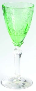 Vidrio cordial verde Fostoria Versailles 1821928 - Imagen 1 de 1