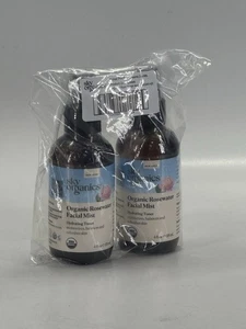 Pack of 2 - Sky Organics Organic Rosewater Facial Mist Hydrating Toner | 4 fl oz - Picture 1 of 2