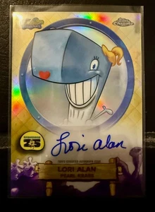 2025 Topps Chrome Spongebob Anniversary LORI ALAN as Pearl Krabs Auto Autograph - Picture 1 of 1