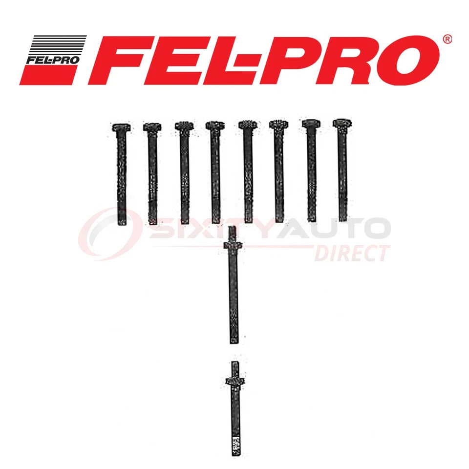 Fel Pro Cylinder Head Bolt Set for 1985 Chevrolet Citation II 2.5L L4 - zy Foto 1 de 4