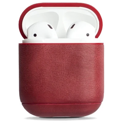 Krusell Étui En Cuir Pour Apple Airpods 1 2 Écouteurs - Photo 1/4