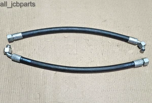 612/21100 Jcb Hose 3/8Bsp 410 Mm, Set Of 2 Pcs - Picture 1 of 17