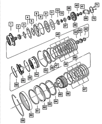 Cono de cojinete de eje de salida Mopar genuino 4412235AB Foto 1 de 4