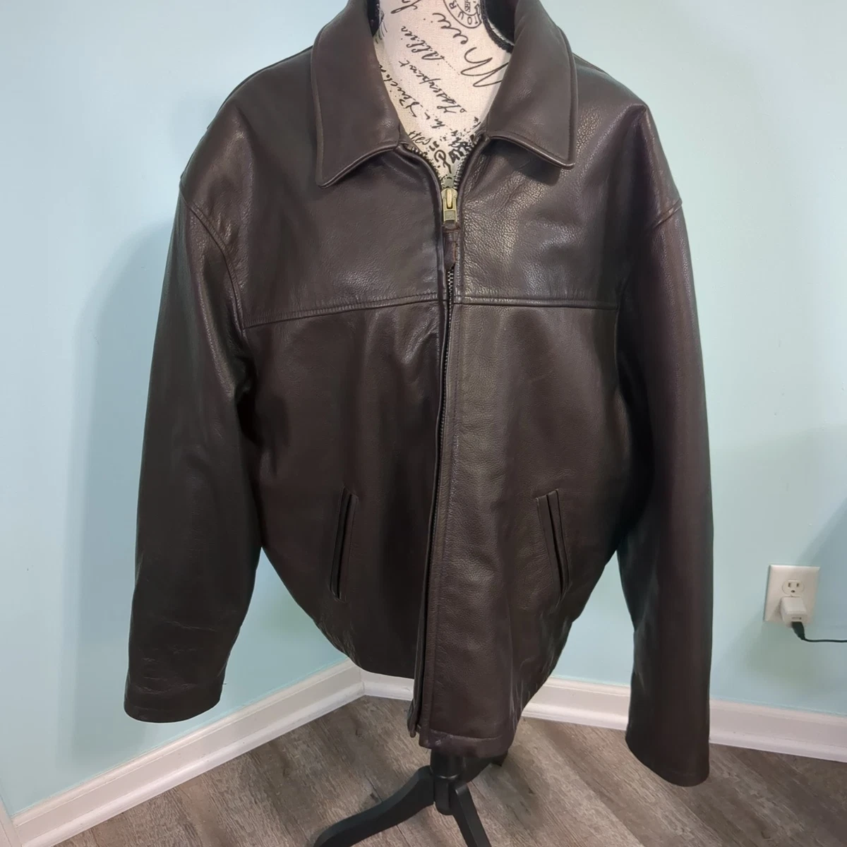 saks fifth avenue leather jacket products for sale | eBay