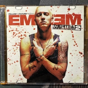 EMINEM The Hits & Unreleased 2 MIXTAPE Promo CD D12 Nate Dogg DR Dre Snoop Jay Z - Picture 1 of 4