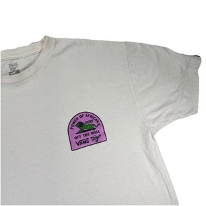 Vans Mami Wata Power Of African Surf Men’s T-shirt L - Stains Beige Distressed - Picture 1 of 12