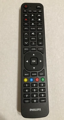 GENUINE PHILIPS SRP4519L/27 TV/BLU-RAY/STRM/AUD REMOTE CONTROL - NEW - Image 1 of 4