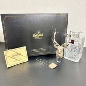 Glenfiddich 30 Jahre alte leere Flasche Silber Hirsch Deckel Edinburgh Dekanter gebraucht - Bild 1 von 19