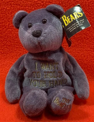 RARO Gorro Oso The Beatles "Quiero sostener tu mano" 9" Foto 1 de 4