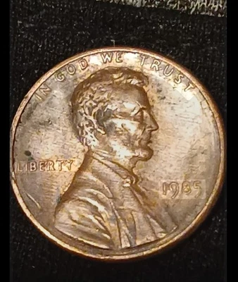 1985 DD Rim Error Penny Double Die - Image 1 of 4