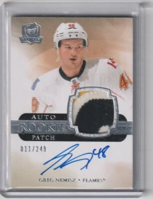 2011-12 The Cup Rookie Auto Patch/249 Greg Nemisz #138 - Image 1 of 2