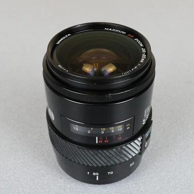 MINOLTA Maxxum AF 28-85mm f/3.5-4.5 Macro Zoom Lens Vintage Sony A Mount - Image 1 of 4