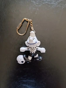 Original Smurf PUFFO KEYCHAIN FORCE JUVE Juventus FOOTBALL SMURFS - Picture 1 of 1