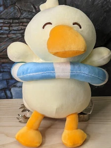 Minio Pato Innertube Peluche Salvavidas Flotador 10" Amarillo Pájaro Azul Blanco Tubo Regalo - Imagen 1 de 9