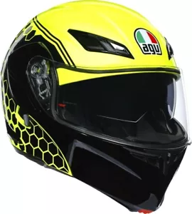 CASCO MOTO MODULARE AGV COMPACT ST PINLOCK DETROIT YELLOW FLUO BLACK TG XS - Imagen 1 de 10