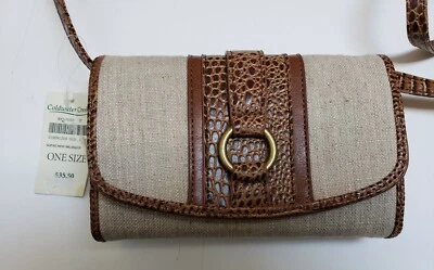 Coldwater Creek Sophie Mini Bolsa Organizadora Clutch NOVA com Etiqueta FRETE GRÁTIS - Imagem 1 de 4