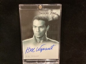 TWILIGHT ZONE A-52 H.M. WYNANT AUTOGRAPHED CARD