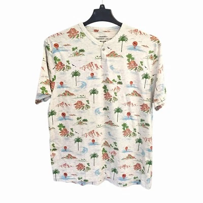 Colores Por Alexander Julian ~ Para Hombres 2XL ~ Camiseta Hawaiana Manga Corta Puesta de Sol Foto 1 de 4