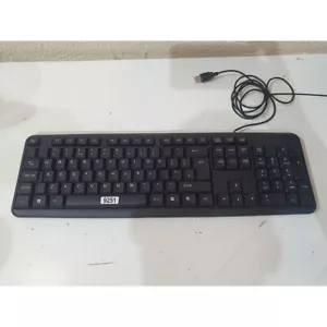 Keyboard English QWERTY (Standard) Numeric Keypad Wired Ergonomic - Black - Picture 1 of 6