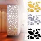 Home Decorations Wall Stickers Mirror Surface 3D Pebble Decals Vinyl Mural Art