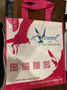 St. Vincent and The Grenadines Tote Bag - Brand New - 13x13x4” - Picture 1 of 3