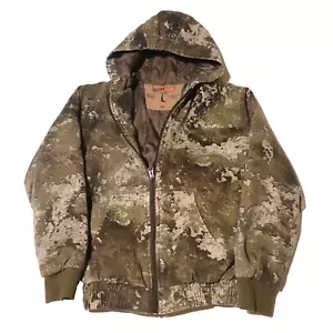 Red Head Silent Hide Strata Youth Camouflage Hooded Hunting Jacket Size L - Picture 1 of 8