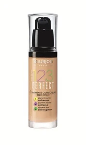 3 x Bourjois Paris 123 Perfect Foundation 30ml New & - 52 Vanilla - Bild 1 von 1