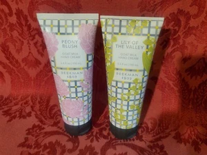 Set 2 Beekman 1802 Goat Milk Hand Cream Lily of the Valley Peony Blush Full Size - Picture 1 of 4