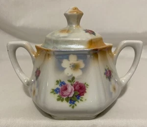 Bavarian Sugar Dish Floral Design 6 x 5" - Picture 1 of 8